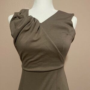 ASOS Bodycon Brown Midi Dress